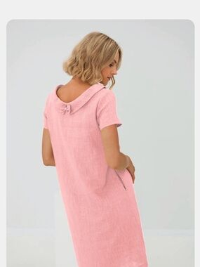 BRAND NEW $360 dress for $50 Le Muse Women’s Pink Bow-Back Dress